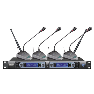 Sistema de micrófono de conferencia SN-8704 para reuniones de cuatro micrófonos