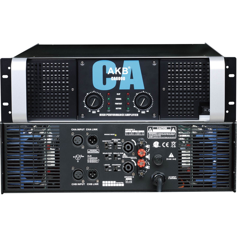 Serie CA al por mayor KTV, amplificador profesional estéreo de alta calidad de rendimiento de escenario