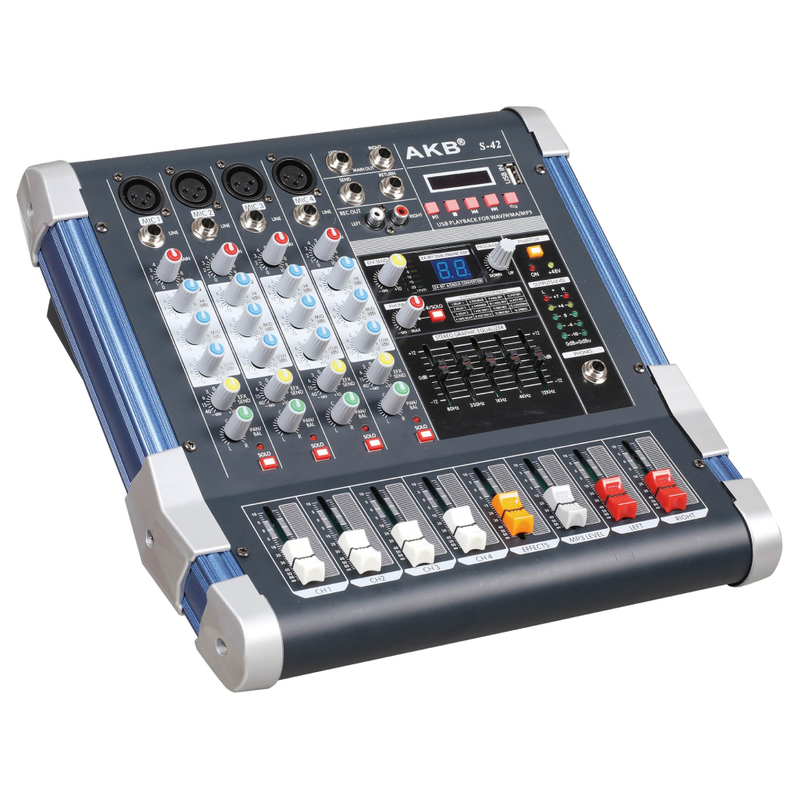 Mezclador pequeño S-42 con reproductor de MP3