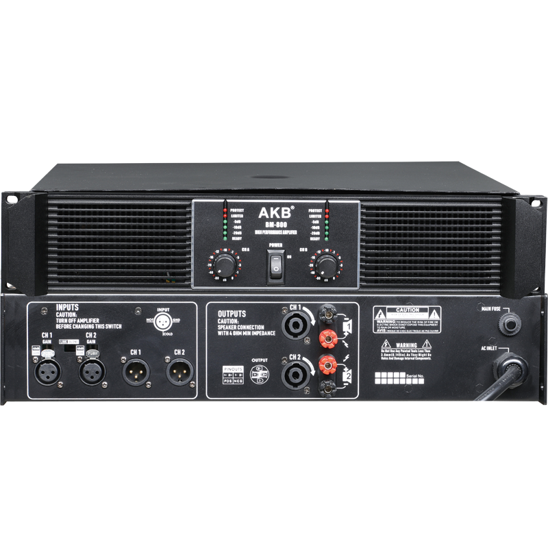Amplificador de potencia estéreo del fabricante del amplificador de la serie del BM