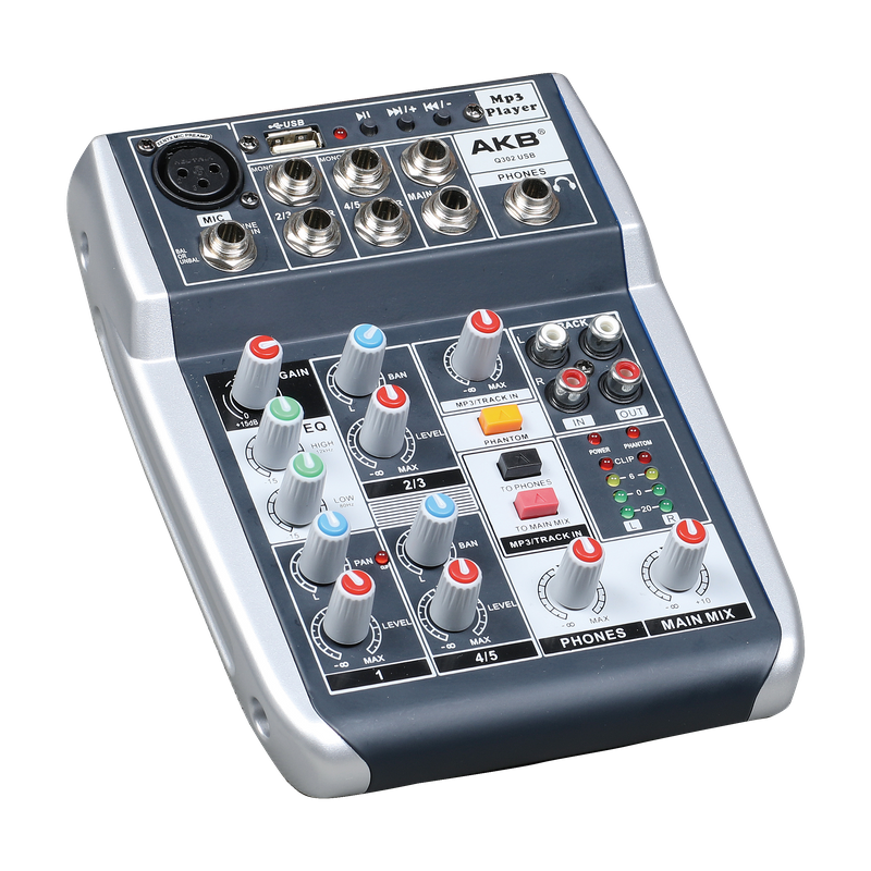 Q302-USB pequeño mezclador de alta calidad